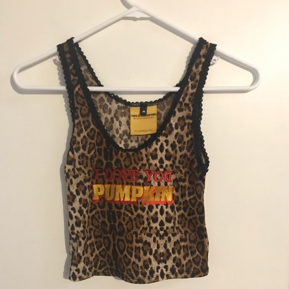 COPY - O-Mighty I Love You Pumpkin tank top